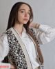 تصویر  جلیقه  سوزندوزی مشکی  