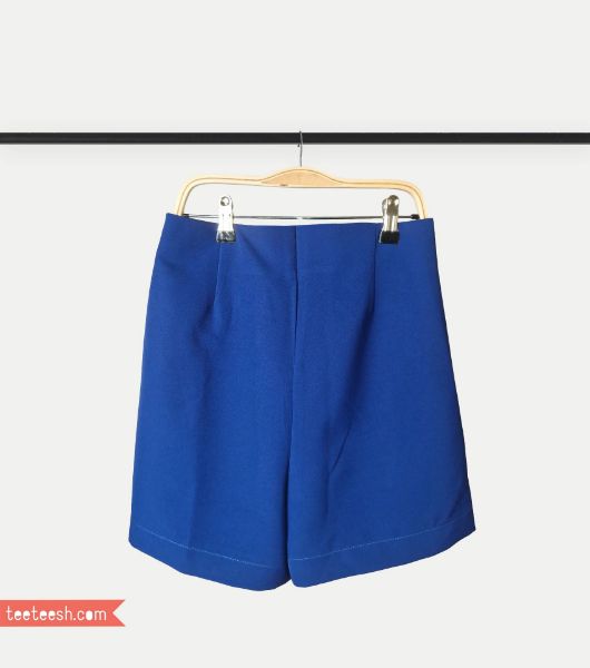 تصویر  شلوارک  آبی نفتی 